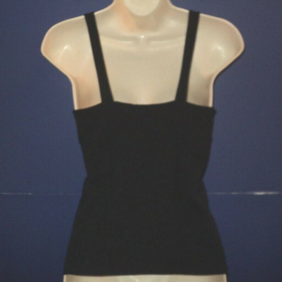 Nicole Miller Tank Top Black XS Beaded & Sequins - Picture 3 of 4